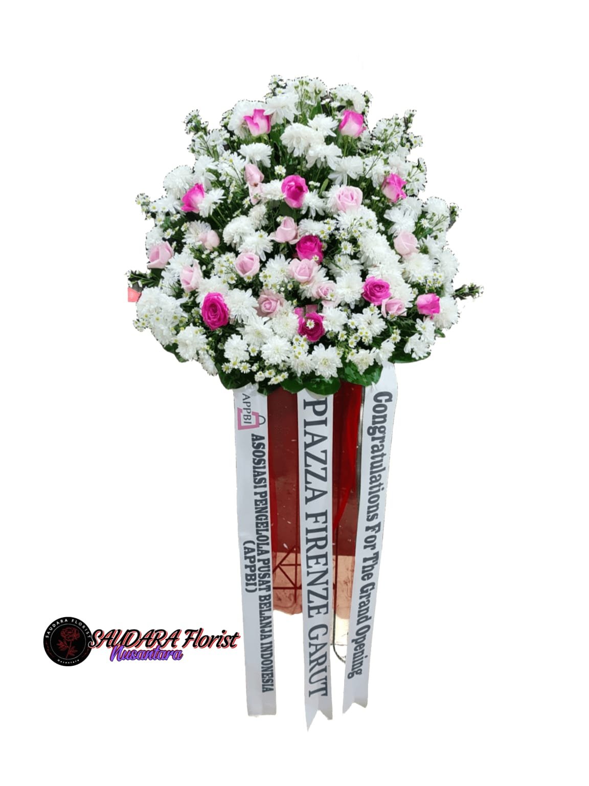 standing flower standar bunga atas