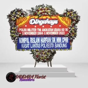 karangan bunga tanggung bunga 6 titik