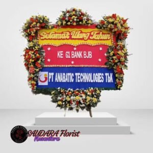 karangan bunga jumbo 2x1,50 bunga 4 titik